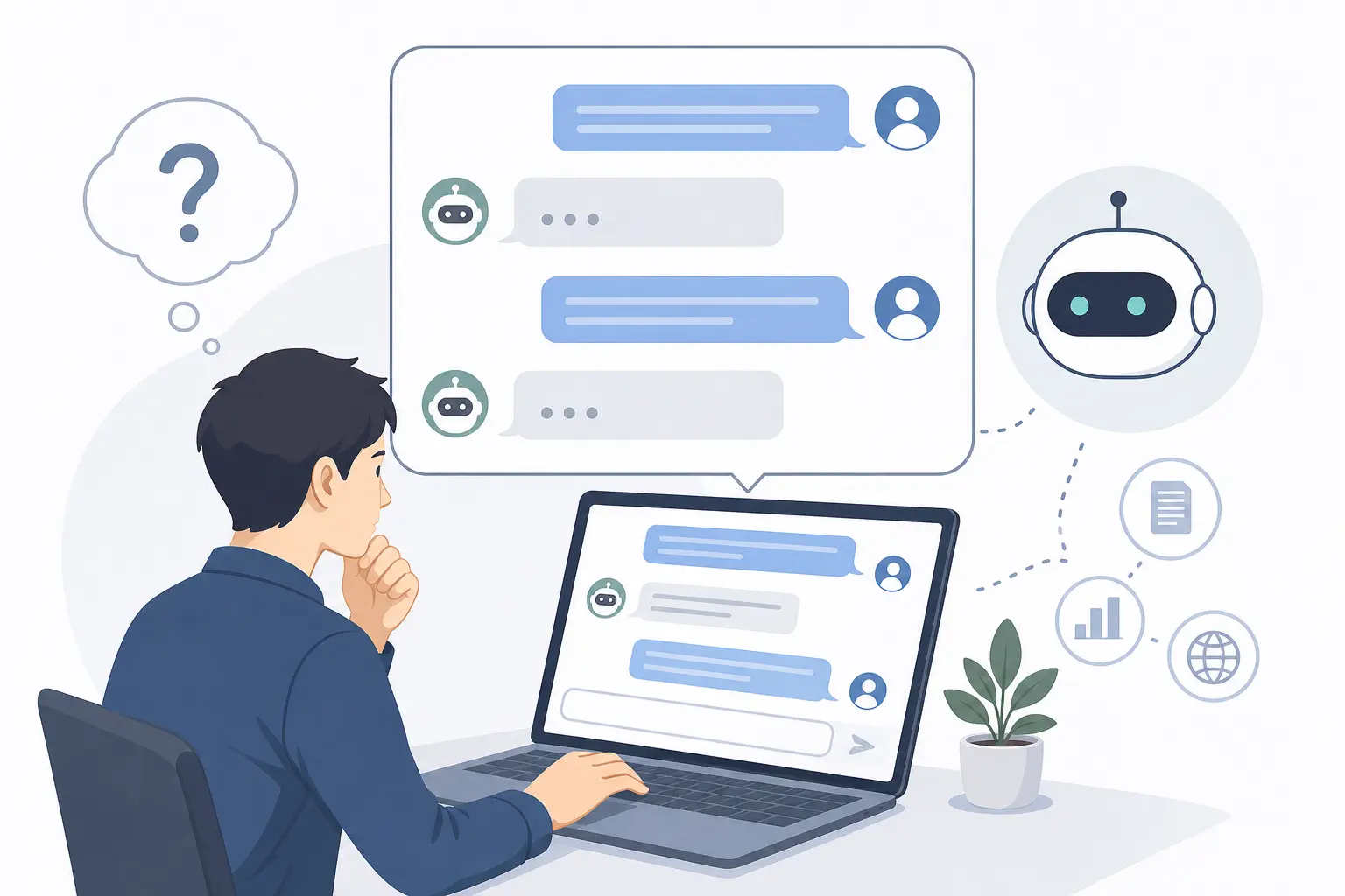 従来のチャット型AI